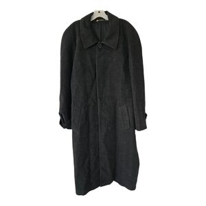 Peruvian Connection Overcoat Long Jacket Men 48 Alpaca Lambswool Heavy Old Money